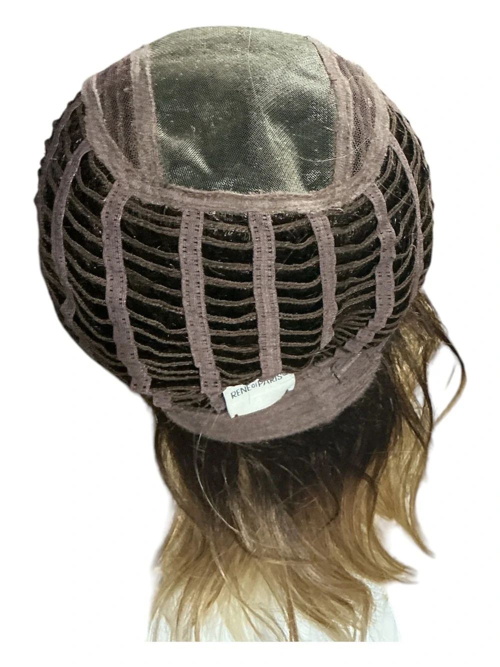 Rene of Paris Women’s Ombré Wavy Synthetic Wig in Brown to Blonde